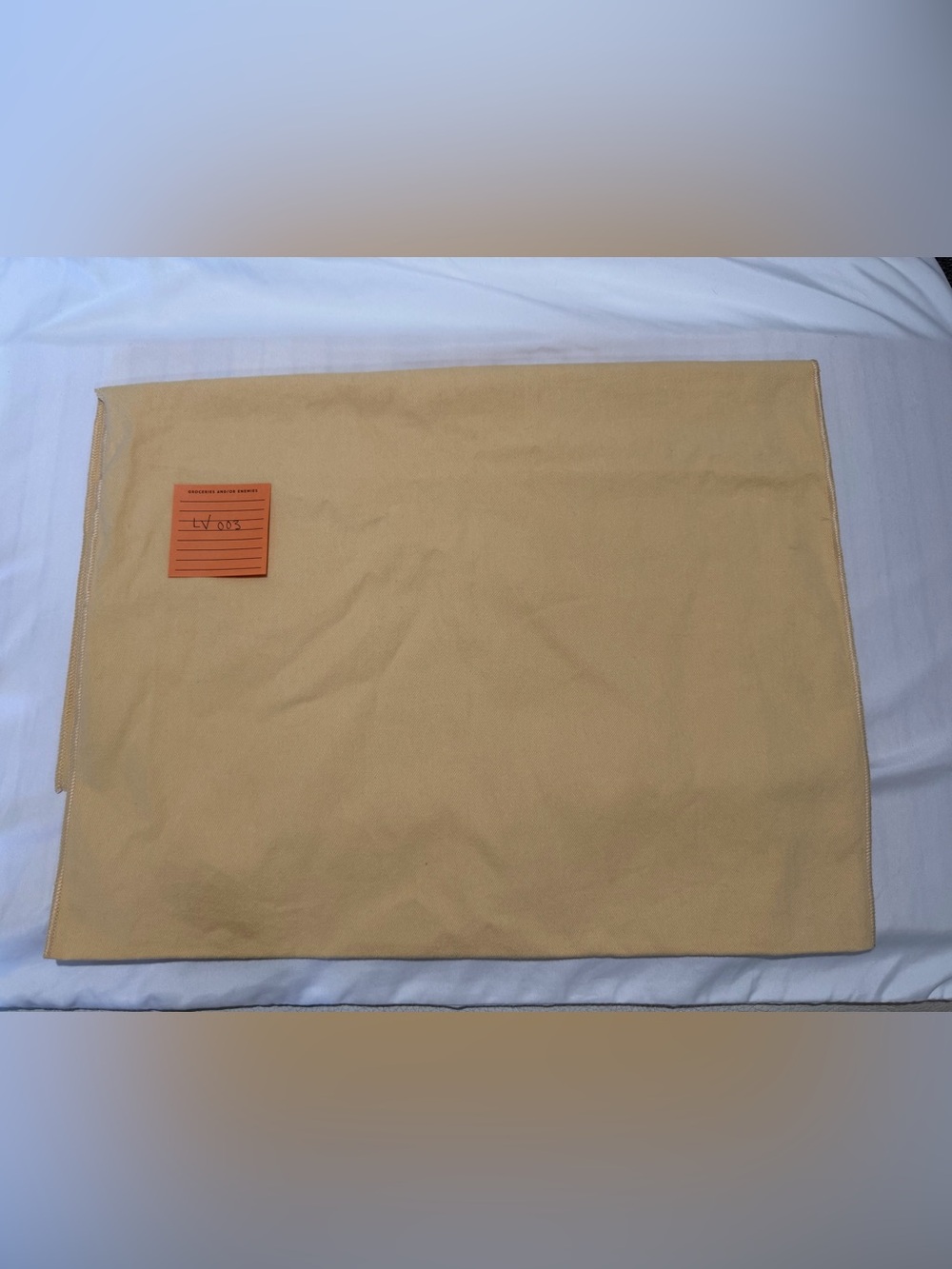 Louis Vuitton Beige Logo Dust Bag - Picture 4 of 5